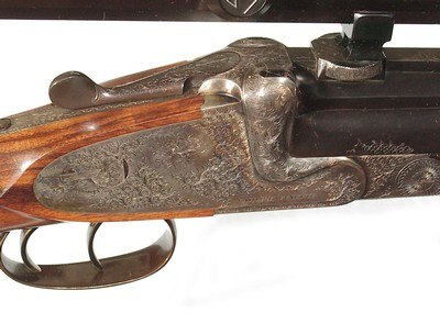SPECTACULAR BEST QUALITY GASTINNE RENETTE SIDELOCK SINGLE SHOT SPORTING RIFLE IN 6.5X68R CALIBER - Image 2 of 18
