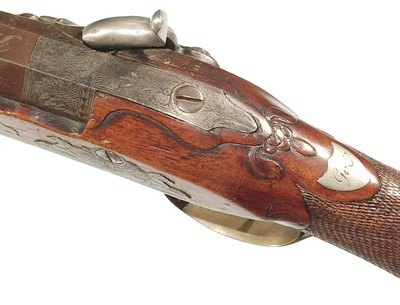 19th CENTURY GERMAN PERCUSSION.75 CALIBER JAEGER RIFLE BY P.G. BROCKMANN, ROSTOCK - Image 12 of 15