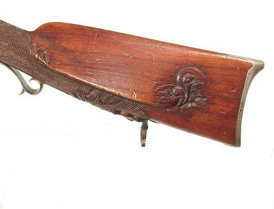 19th CENTURY GERMAN PERCUSSION.75 CALIBER JAEGER RIFLE BY P.G. BROCKMANN, ROSTOCK - Image 11 of 15