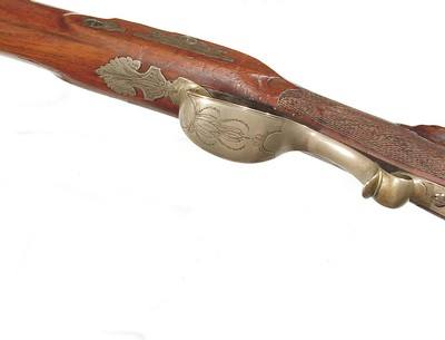 19th CENTURY GERMAN PERCUSSION.75 CALIBER JAEGER RIFLE BY P.G. BROCKMANN, ROSTOCK - Image 5 of 15