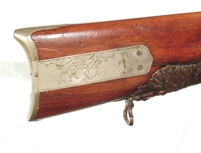 19th CENTURY GERMAN PERCUSSION.75 CALIBER JAEGER RIFLE BY P.G. BROCKMANN, ROSTOCK - Image 8 of 15