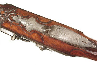 GERMAN PERCUSSION JAEGER RIFLE SIGNED 
