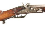 GERMAN PERCUSSION JAEGER RIFLE SIGNED 