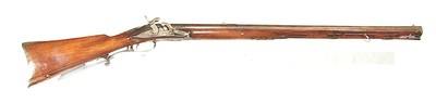 GERMAN PERCUSSION JAEGER RIFLE SIGNED 