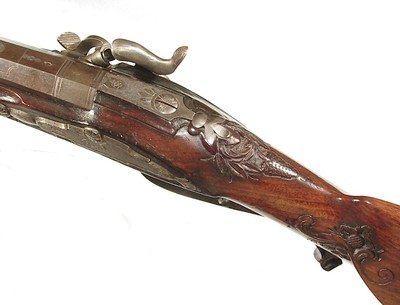 GERMAN PERCUSSION JAEGER RIFLE SIGNED 