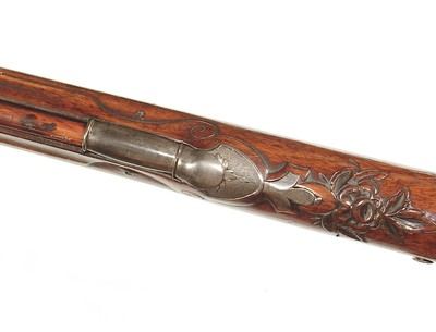 GERMAN PERCUSSION JAEGER RIFLE SIGNED 