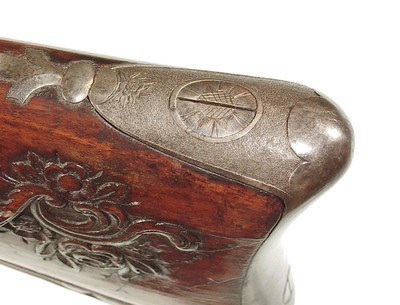 GERMAN PERCUSSION JAEGER RIFLE SIGNED 