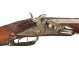 GERMAN PERCUSSION JAEGER RIFLE SIGNED 
