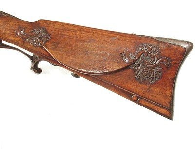GERMAN PERCUSSION JAEGER RIFLE SIGNED 
