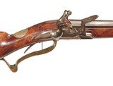 18th CENTURY GERMAN FLINTLOCK JAEGER RIFLE BY 