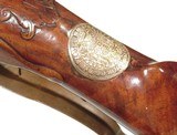 18th CENTURY GERMAN FLINTLOCK JAEGER RIFLE BY 