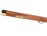 18th CENTURY GERMAN FLINTLOCK JAEGER RIFLE BY 