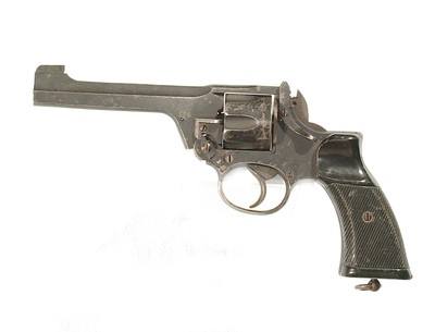 BRITISH ENFIELD No. 2
MK I DOUBLE ACTION SERVICE REVOLVER IN .38 S&W CALIBER