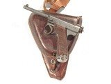 JAPANESE TYPE 14
(SMALL GUARD) NAMBU SERVICE PISTOL WITH HOLSTER - 2 of 9 JAPANESE TYPE 14
(SMALL GUARD) NAMBU SERVICE PISTOL WITH HOLSTER - 2 of 9