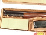 PRE-64 WINCHESTER MODEL 12 PUMP ACTION SHOTGUN IN IT'S ORIGINAL FACTORY BOX.
1955 mfg. - 4 of 10 PRE-64 WINCHESTER MODEL 12 PUMP ACTION SHOTGUN IN IT'S ORIGINAL FACTORY BOX.
1955 mfg. - 4 of 10