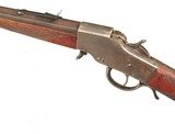 HOPKINS AND ALLEN HINGED BREECH SINGLE SHOT RIFLE IN .32 W.C.F. CALIBER - 5 of 8