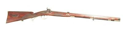 GERMAN PERSUSSION JAEGER RIFLE BY "V. CHR. SCHILLING, SUHL"
