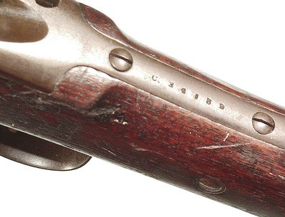 CIVIL WAR SHARPS MODEL 18633 BAND RIFLE AND BAYONET - Image 10 of 12