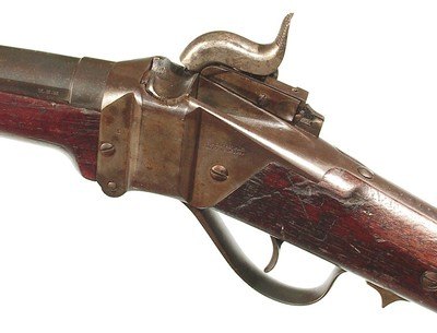 CIVIL WAR SHARPS MODEL 18633 BAND RIFLE AND BAYONET - Image 3 of 12