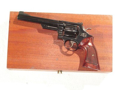 SMITH & WESSON MODEL 1955 REVOLVER CHAMBERED IN .45