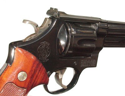 SMITH & WESSON MODEL 1955 REVOLVER CHAMBERED IN .45 - Image 6 of 10