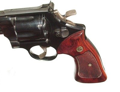 SMITH & WESSON MODEL 1955 REVOLVER CHAMBERED IN .45 - Image 9 of 10