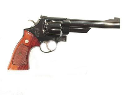 SMITH & WESSON MODEL 1955 REVOLVER CHAMBERED IN .45 - Image 3 of 10