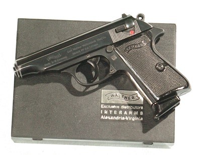 WALTHER MODEL PP CHAMBERED IN .32 acp IN IT'S FACTORY BOX