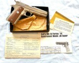 COLT SERIES 70 GOVERNMENT MODEL 1911 AUTO PISTOL IN .38 SUPER - 1 of 7