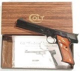 COLT WOODSMAN MATCH TARGET PISTOL IN IT'S ORIGINAL FACTORY BOX - 1 of 11