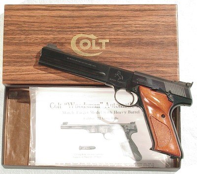 COLT WOODSMAN MATCH TARGET PISTOL IN IT'S ORIGINAL FACTORY BOX
