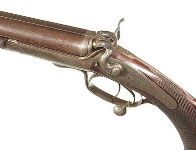 ALEXANDER HENRY HAMMER DOUBLE RIFLE IN .450 B.P.E. CALIBER - Image 9 of 14