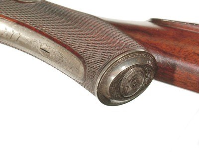 ALEXANDER HENRY HAMMER DOUBLE RIFLE IN .450 B.P.E. CALIBER - Image 11 of 14