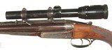 ARMY & NAVYDOUBLE RIFLE IN .256(6.5mm) MANNLICHER CALIBER WITH ZEISS SCOPE AND QUICK RELEASE MOUNTS - Image 3 of 10