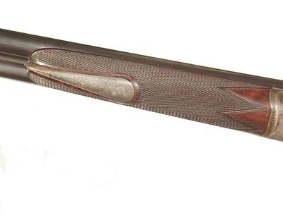 JOSEPH HARKOM & SON, EDINBRUGH HAMMERLESS DOUBLE RIFLE IN .450 B.P.E. - Image 12 of 14