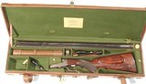 JOSEPH HARKOM & SON, EDINBRUGH HAMMERLESS DOUBLE RIFLE IN .450 B.P.E.