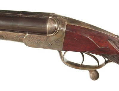 JOSEPH HARKOM & SON, EDINBRUGH HAMMERLESS DOUBLE RIFLE IN .450 B.P.E. - Image 3 of 14