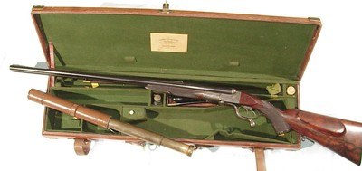 JOSEPH HARKOM & SON, EDINBRUGH HAMMERLESS DOUBLE RIFLE IN .450 B.P.E. - Image 2 of 14