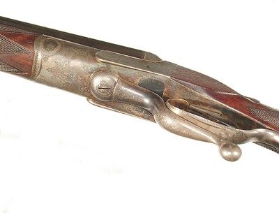 JOSEPH HARKOM & SON, EDINBRUGH HAMMERLESS DOUBLE RIFLE IN .450 B.P.E. - Image 10 of 14