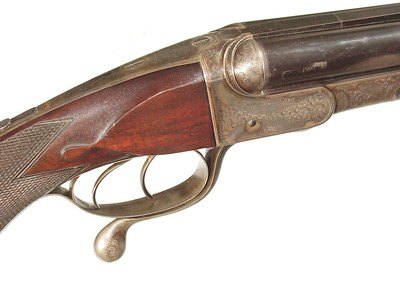 JOSEPH HARKOM & SON, EDINBRUGH HAMMERLESS DOUBLE RIFLE IN .450 B.P.E. - Image 6 of 14