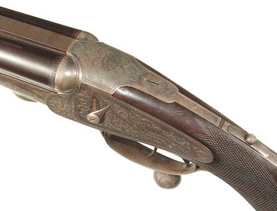 FABULOUS ALEXANDER HENRY HAMMERLESS DOUBLE RIFLE IN .500 EXPRESS IN IT'S ORIGINAL CASE COMPLETE WITH ACCESSORIES - Image 11 of 15