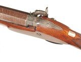 BRITISH 12 BORE PERCUSSION BIG GAME RIFLE IN IT'S ORIGINAL WALNUT BOX BY 