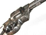 FABULOUS JOHN WARREN GOLD INLAID ENGRAVED COLT NEW SERVICE REVOLVER - Image 12 of 18