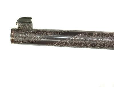 FABULOUS JOHN WARREN GOLD INLAID ENGRAVED COLT NEW SERVICE REVOLVER - Image 5 of 18