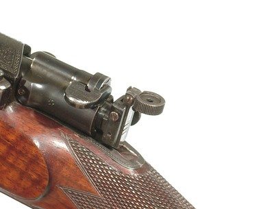 BEST QUALITY DANIEL FRASER ENGRAVED TAKE-DOWN MAGAZINE RIFLE IN .360 