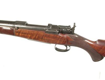 BEST QUALITY DANIEL FRASER ENGRAVED TAKE-DOWN MAGAZINE RIFLE IN .360 