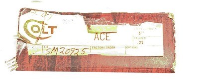 COLT MODEL 1911SERVICE ACE AUTO PISTOL IN .22 LONG RIFLE CALIBER WITH IT'S ORIGINAL FACTORY BOX - Image 3 of 10