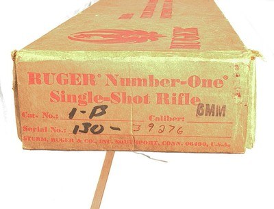 RUGER No1B(PRE-WARNING) RIFLE IN 6mm REMINGTON IN IT'S FACTORY BOX - Image 4 of 10