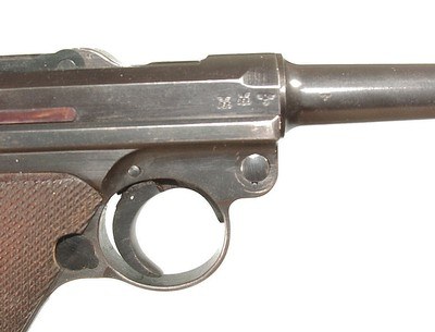 WWIIbyf 41 LUGER SERVICE PISTOL WITH IT'S CORRECT LEATHER HOLSTER - Image 4 of 12