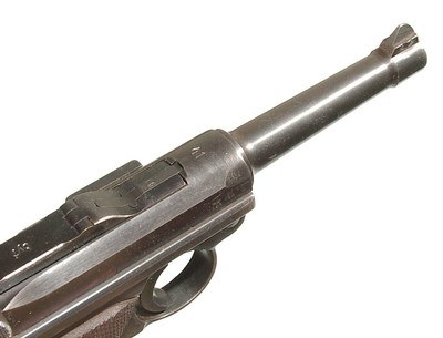 WWIIbyf 41 LUGER SERVICE PISTOL WITH IT'S CORRECT LEATHER HOLSTER - Image 5 of 12